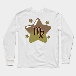 Astrological Sign Star - Virgo Long Sleeve T-Shirt